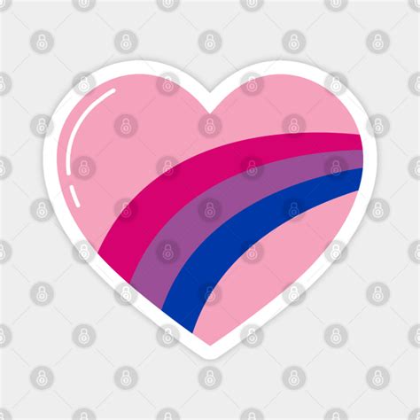 Bisexual Pride Heart Bisexual Pride Flag Magnet Teepublic