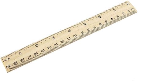 Wooden Ruler 20 Cm 8 Inches 2 Scale Wooden Office Rulers Measuring