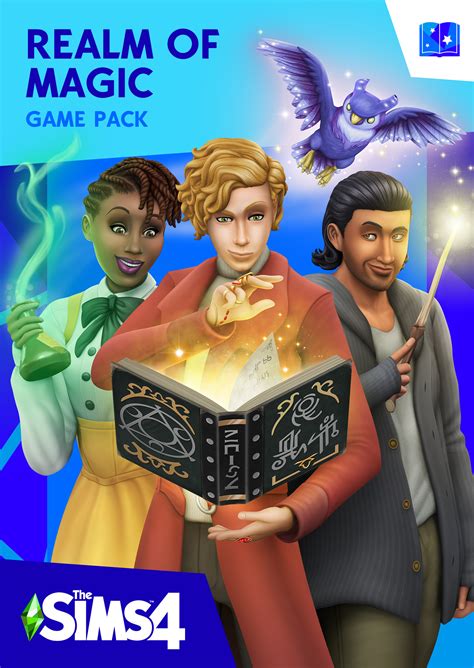 The Sims 4 Realm Of Magic Official Logo Box Art Icon And Renders