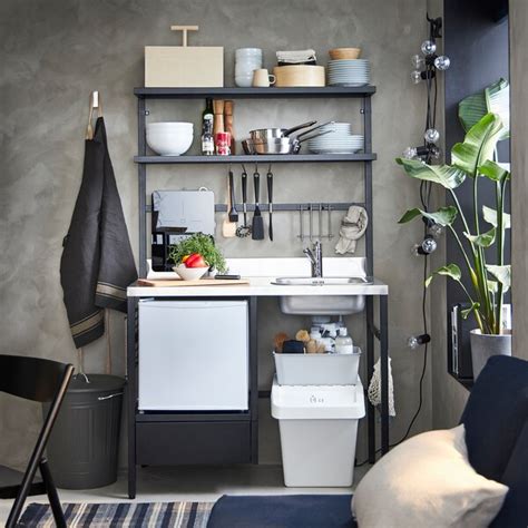 ¿qué tipo de cocina quieres? RÅVAROR Cociña mini - negro - IKEA