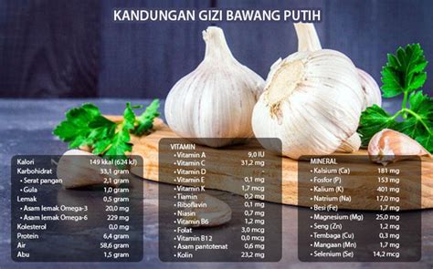 Manfaat Bawang Putih Kandungan Gizi Khasiat Efek Samping Dan Tips