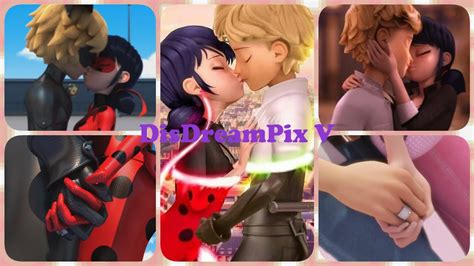 All Kisses Or Almost Kisses Of Marinette Ladybug And Adrien Cat