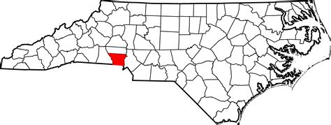 Filemap Of North Carolina Highlighting Gaston Countysvg Wikimedia