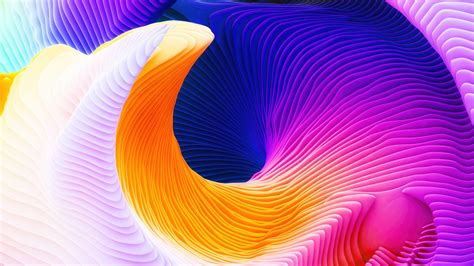 Colorful Macbook Pro Macos Abstract Background 4k Desktop Wallpaper
