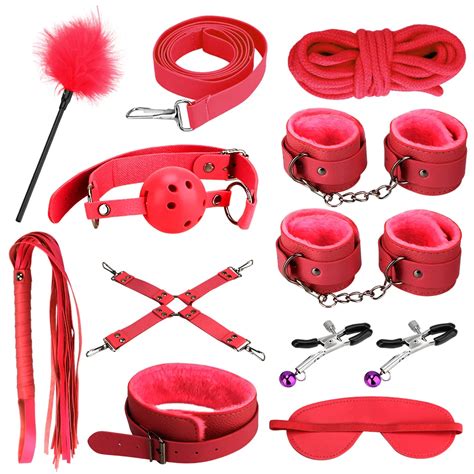 Sm Bondage Set Handcuffs Nipple Clamps Sex Toys For Couples Sex Tools For Adults Adjustable Pu