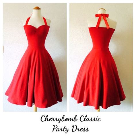 Bring A Touch Of Glamour To Your Wardrobe With A Classic Knit Cherrybomb Halter Dress Sewn From