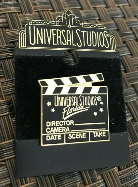 Vintage Universal Studios Theme Park Clapboard Collectible Pin Very