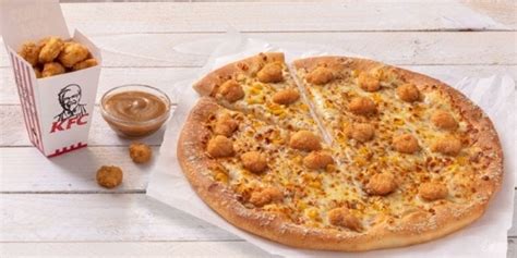 Pizza Hut And Kfc Unveil New Popcorn Chicken Pizza