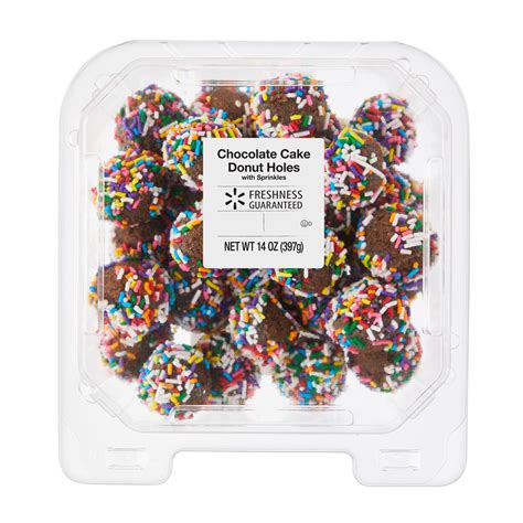 Freshness Guaranteed Chocolate Donut Holes With Sprinkles 14 Oz 28