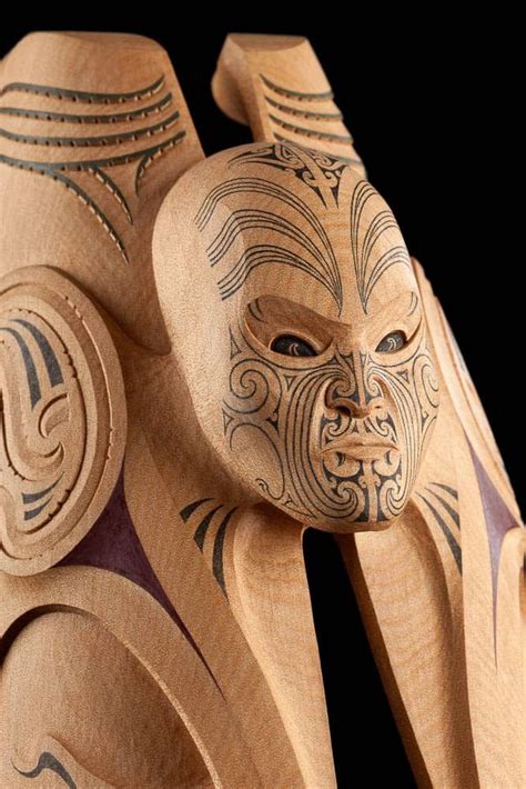 Tears Of Tāwhirimātea Carvings By Todd Couper Maori Maori Tattoo