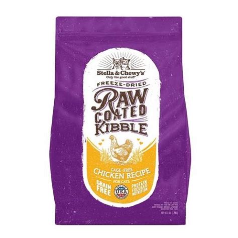 The great cat food debate: Stella & Chewy's Kibble Freeze-Dried Raw Coated Chicken ...