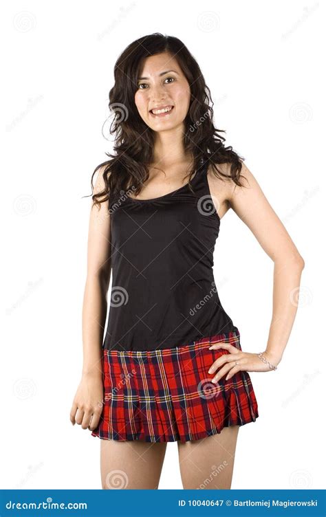 jupe courte sexy de fille asiatique image stock image du beau jupe 10040647