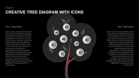 Creative Tree Diagram Powerpoint Template Free Nismainfo
