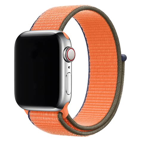 Apple Watch Nylon Sport Loop Band Kumquat