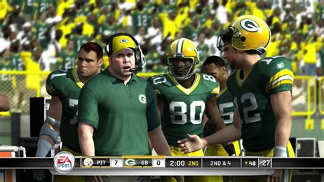Madden Nfl 11 Ps3 Pittsburgh Steelers Vs Green Bay Packers Youtube