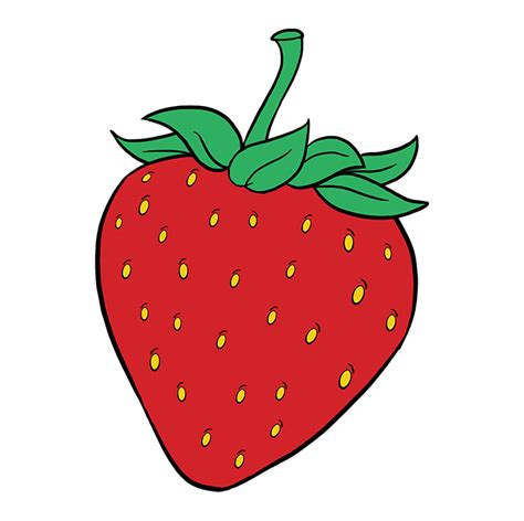 Wild strawberry Drawing Fruit Berries - strawberry png download - 680*