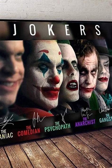 Awesome Fan Poster Pays Tribute To Every Live Action Joker In 2023