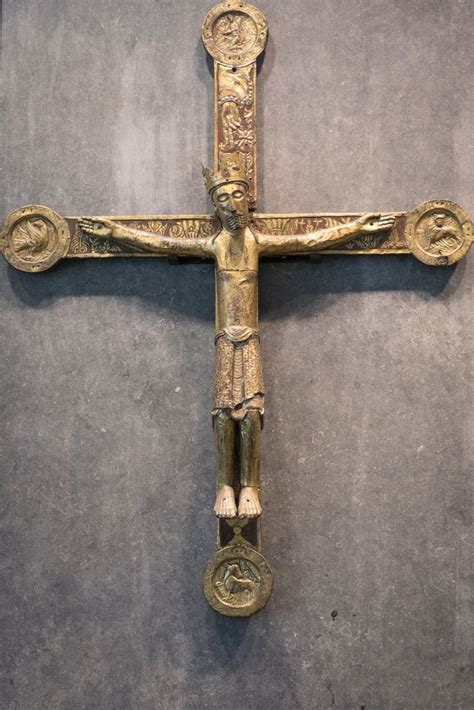 Romanesque Crucifix No Other Information On Provenance German