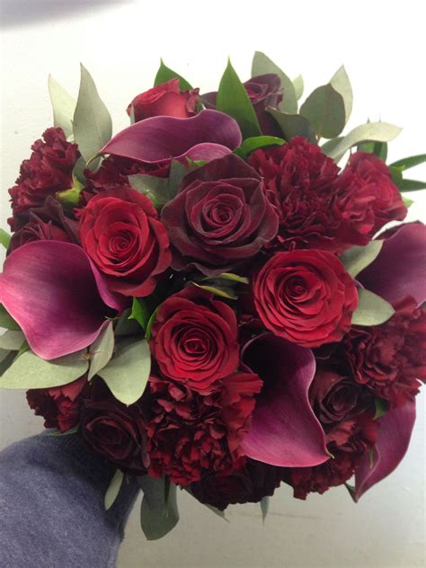 All Burgundy Shades Of Burgundy Burgundy Color Flower Arrangement