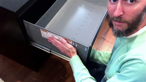 The next step is to prepare your filing cabinet. How to Remove HON Lateral File Cabinet Drawers (Model H682 ...