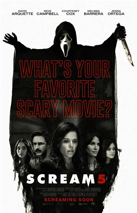 Scream Scream 5 2022 Poster Posterspy
