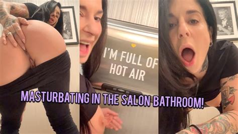 Joanna Angel Sneaky Anal Masturbating In The Salon Bathroom Pornhub Com