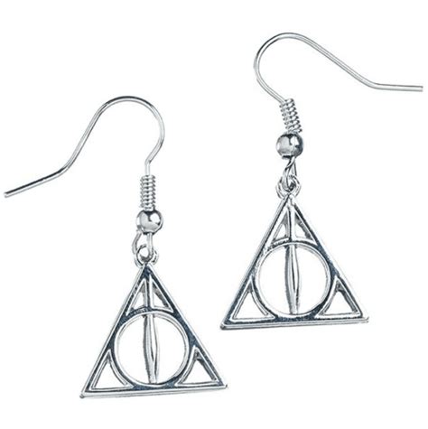 Deathly Hallows Earrings Quizzic Alley Magical Store Selling