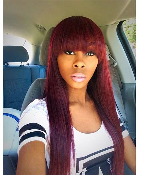 25 Black Weave Hairstyles With Bangs Hairstyle Catalog