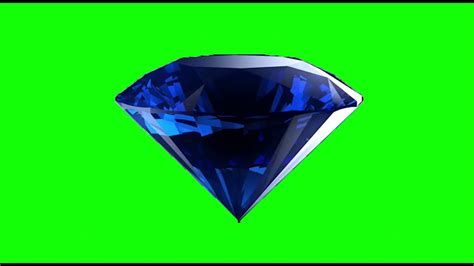 Green Screen Rotating Diamond In Hd 1080 Youtube