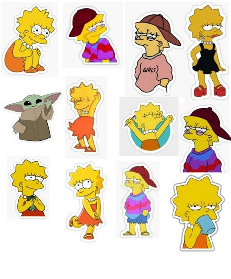 Pegatinas Bonitas De Los Simpsons