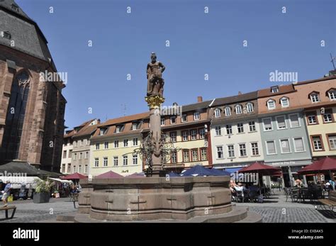 Statue Of Hercules Heidelberg Stock Photo Alamy