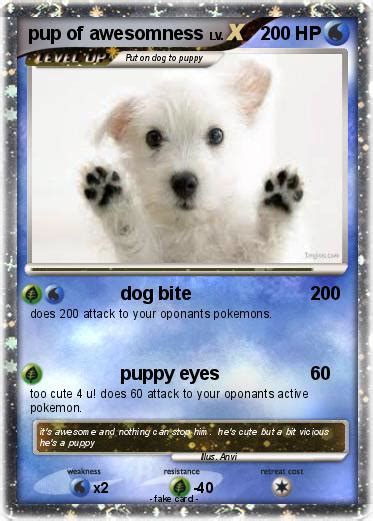 Pokémon Pup Of Awesomness 1 1 Dog Bite My Pokemon Card