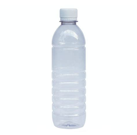 500ml Pet Clear Mineral Water Bottle White Cap