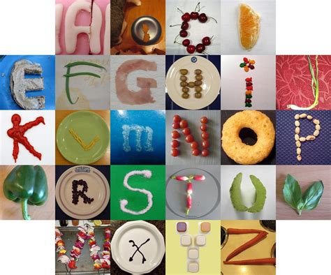 Edible Letters Postings To The Themed Alphabets Group Duri Flickr