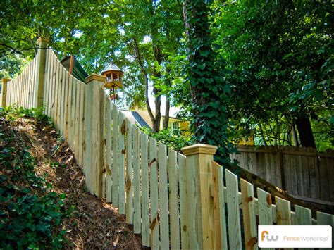Front yard modern horizontal wood fence + matching pedestrian gate in los angeles, built and stained by woodfenceexpert.com #2. The Harris - Fence Workshop™