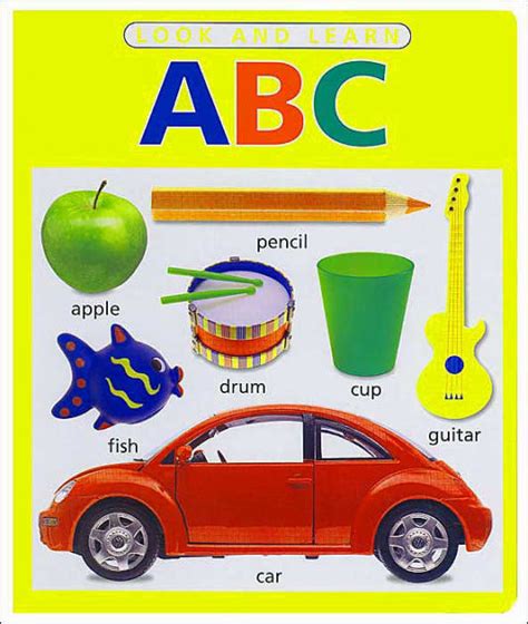Look And Learn Abc Book By Hinkler Books Staff Board Book Barnes