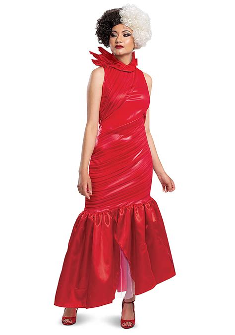 Adult Cruella Red Dress Classic Costume Women S Costumes