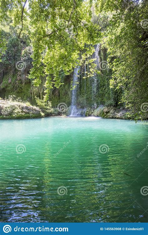 Turkey Antalya Kursunlu Waterfall View Travel Concept Photo Stock