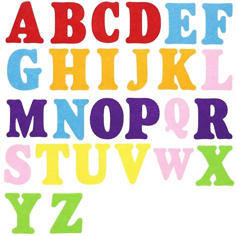 Find the perfect alphabet z stock photo. 52 Pack Felt Alphabet Letters A-Z Uppercase (3.2 x 3.2 x 0 ...