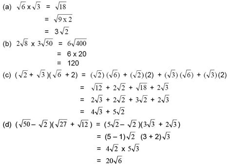 Materi Bentuk Akar Matematika Kelas X Perpustakaan Matematika Riset