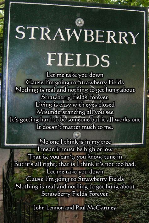 Elena Sparks Info Strawberry Fields Forever Meaning