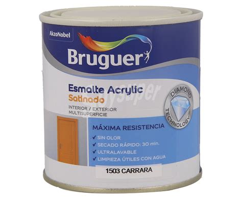 Bruguer Esmalte Acrilico Satinado Carrara Bruguer Ml