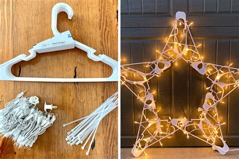 How To Make A Clothes Hanger Christmas Star Taste Of Home