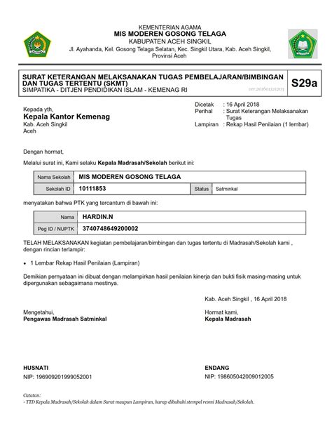 Surat perjanjian kontrak kerja guru/karyawan sekolah adalah surat antara sekolah dan guru dalam ikatan kontrak kerja dengan kesepakatan masi. Contoh Surat Keterangan Kinerja Guru Dari Kepala Sekolah ...