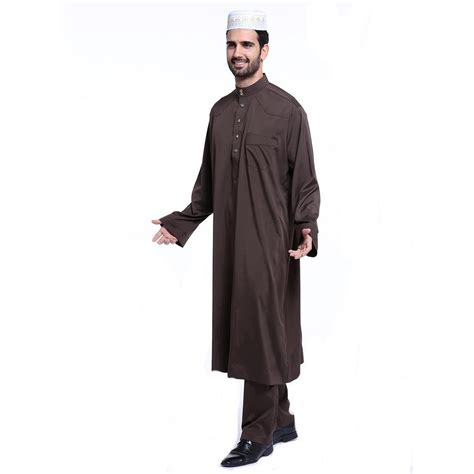 Müslüman Orta Doğu Suudi Arap Kıyafetleri Erkekler Dubai Bornoz Kostüm