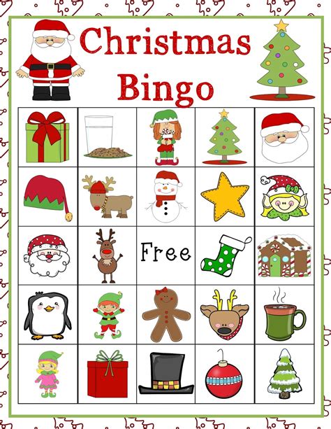 Genius Printable Christmas Bingo Pierce Blog