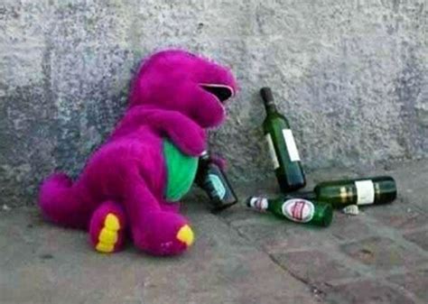 Alcoholic Barney Blank Template Imgflip