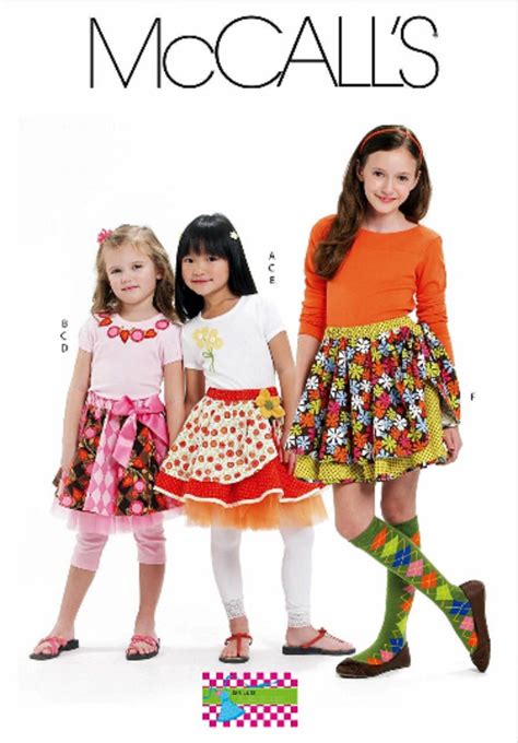 Sewing Patterns Little Girls Twirly Skirt Pattern Etsy Girls