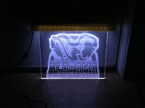 How To Make A Led Edge Lit Acrylic Sign With Laser Engraver Acrylic
