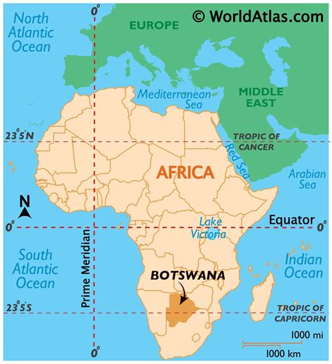 Botswana Voyages Cartes